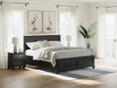 Lanolee California King Panel Storage Bed