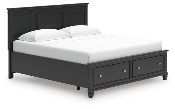 Lanolee King Panel Storage Bed