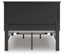 Lanolee Full Panel Storage Bed