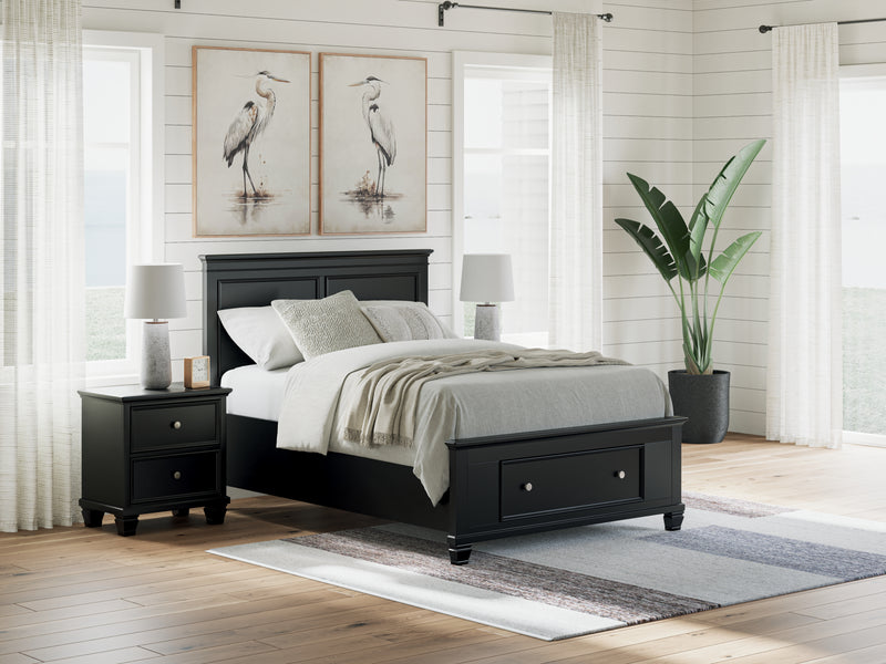Lanolee Full Panel Storage Bed