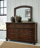 Porter California King Panel Bed, Dresser, Mirror and Chest