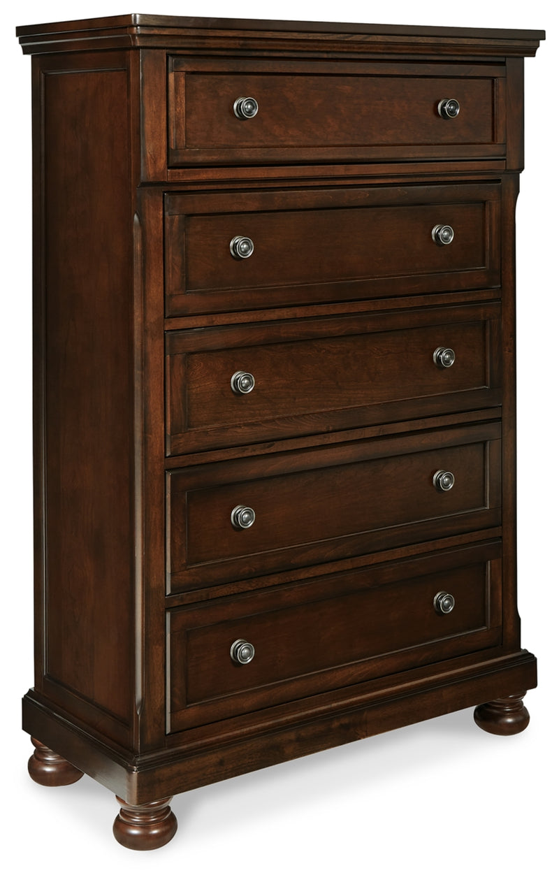 Robbinsdale Chest of Drawers (Color: Rustic Brown)