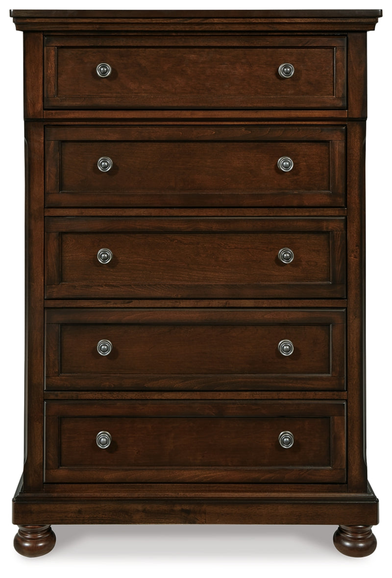 Robbinsdale Chest of Drawers (Color: Rustic Brown)