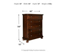 Porter King Panel Bed, Dresser, Mirror and Chest