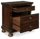 Robbinsdale Nightstand (Color: Rustic Brown)