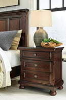 Robbinsdale Nightstand (Color: Rustic Brown)