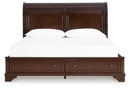 Trellington King Sleigh Storage Bed