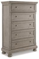 Robbinsdale Chest of Drawers (Color: Light Gray)
