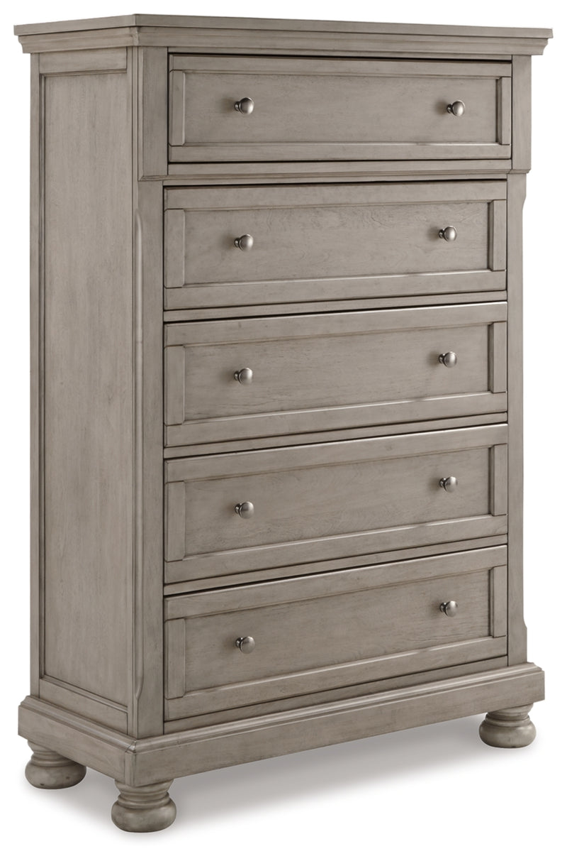 Robbinsdale Chest of Drawers (Color: Light Gray)