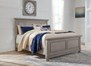 Lettner King Panel Bed, Dresser, Mirror, Chest and 2 Nightstands