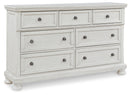 Robbinsdale Dresser and Mirror (Color: Antique White)