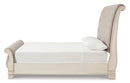 Realyn Queen Sleigh Bed (Bed Size: King)