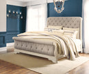 Realyn King Sleigh Bed, Dresser Mirror and Nightstand