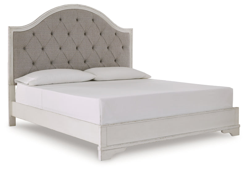 Blendon King Upholstered Panel Bed