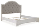 Blendon King Upholstered Panel Bed
