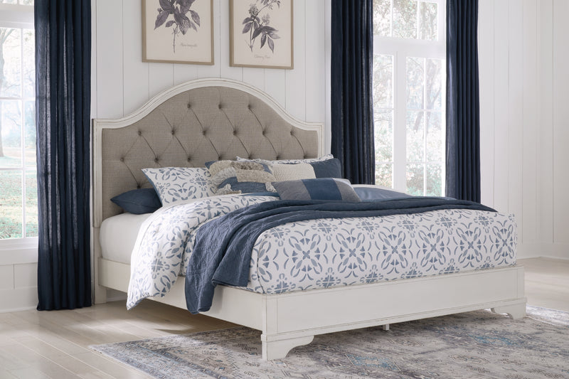 Blendon King Upholstered Panel Bed