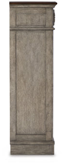 Lodenbay King Upholstered Panel Bed, Dresser, Mirror, Chest and Nightstand