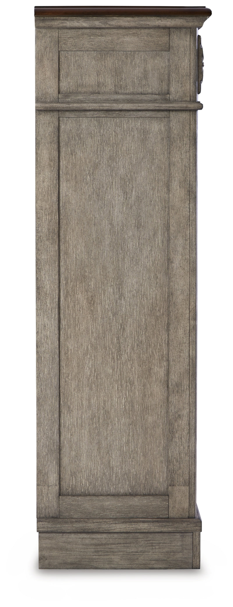 Lodenbay King Upholstered Panel Bed, Dresser, Mirror, Chest and Nightstand