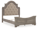 Lodenbay Queen Upholstered Panel Bed, Dresser, Mirror and 2 Nightstands