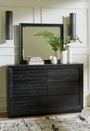 Londer King Panel Bed, Dresser and Mirror