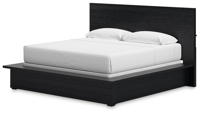 Londer Queen Panel Bed (Bed Size: King)