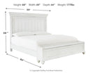 Kanwyn Queen Panel Storage Bed, Dresser, Mirror and Nightstand