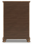 Feddinger Queen Panel Bed, Dresser, Mirror, Chest and Nightstand