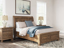 Feddinger Queen Sleigh Bed, Dresser, Mirror, Chest and Nightstand