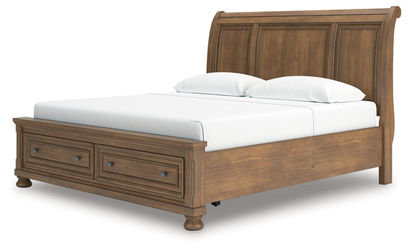 Feddinger King Storage Sleigh Bed