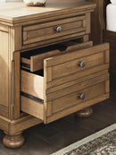 Feddinger King Panel Storage Bed, Dresser, Mirror, Chest and Nightstand