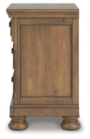 Feddinger Queen Sleigh Bed, Dresser, Mirror, Chest and Nightstand