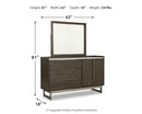 Arkenton Queen Panel Bed, Dresser and Mirror