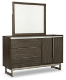 Arkenton California King Panel Bed, Dresser and Mirror