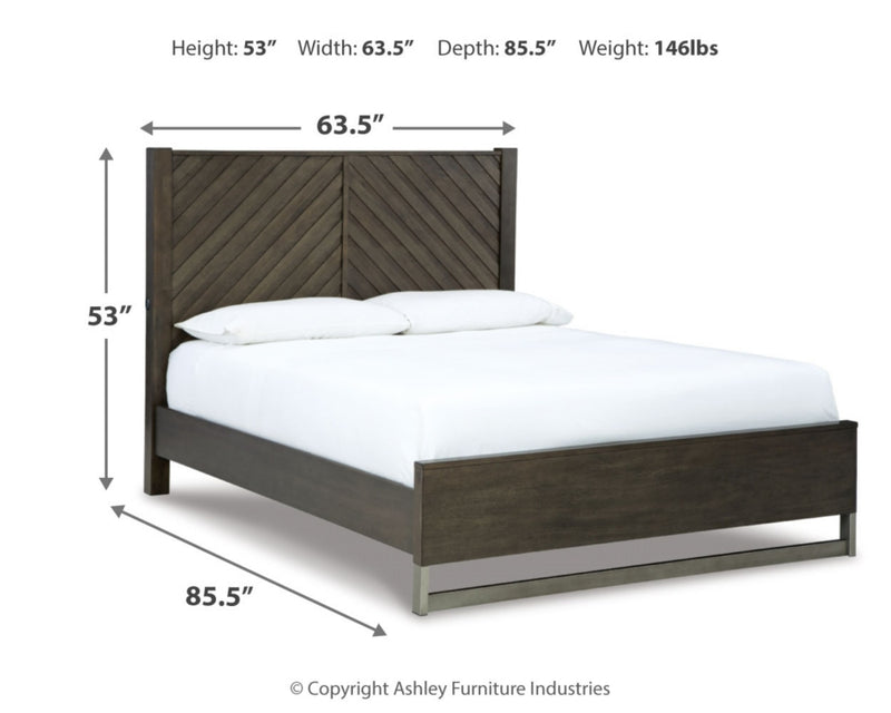 Arkenton Queen Panel Bed, Dresser and Mirror