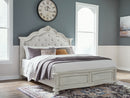 Montelaine King Upholstered Panel Bed