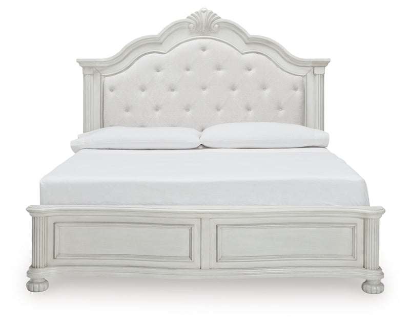 Montelaine Queen Upholstered Panel Bed (Bed Size: California King)