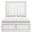 Chalanna Queen Panel Storage Bed and Nightstand