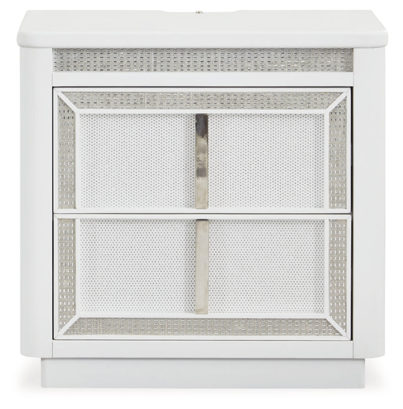 Chalanna Queen Panel Storage Bed and Nightstand