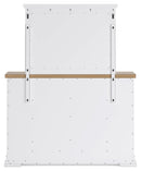 Ashbryn King Panel Storage Bed, Dresser and Mirror