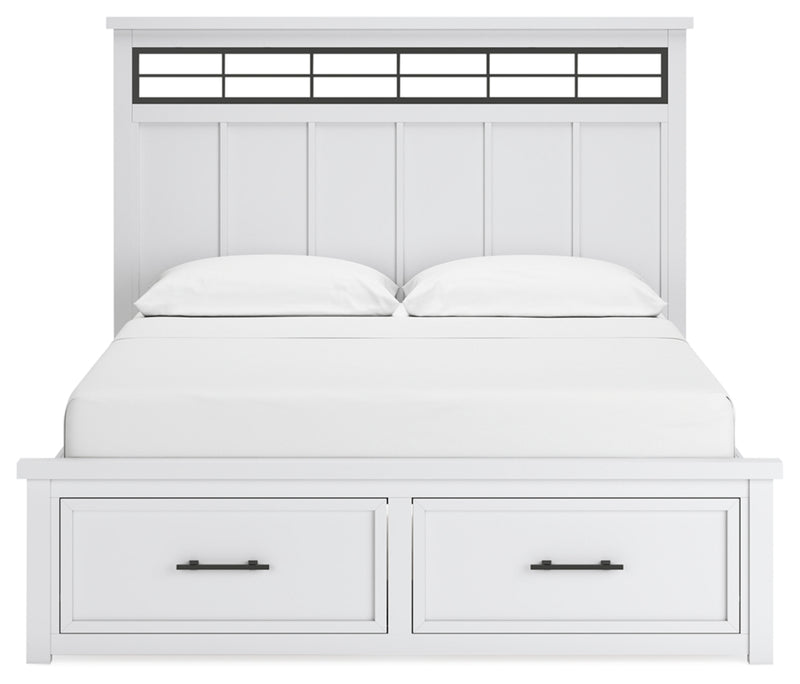 Ashbryn Queen Panel Storage Bed (Bed Size: California King)
