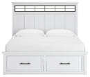 Ashbryn Queen Panel Storage Bed (Bed Size: King)