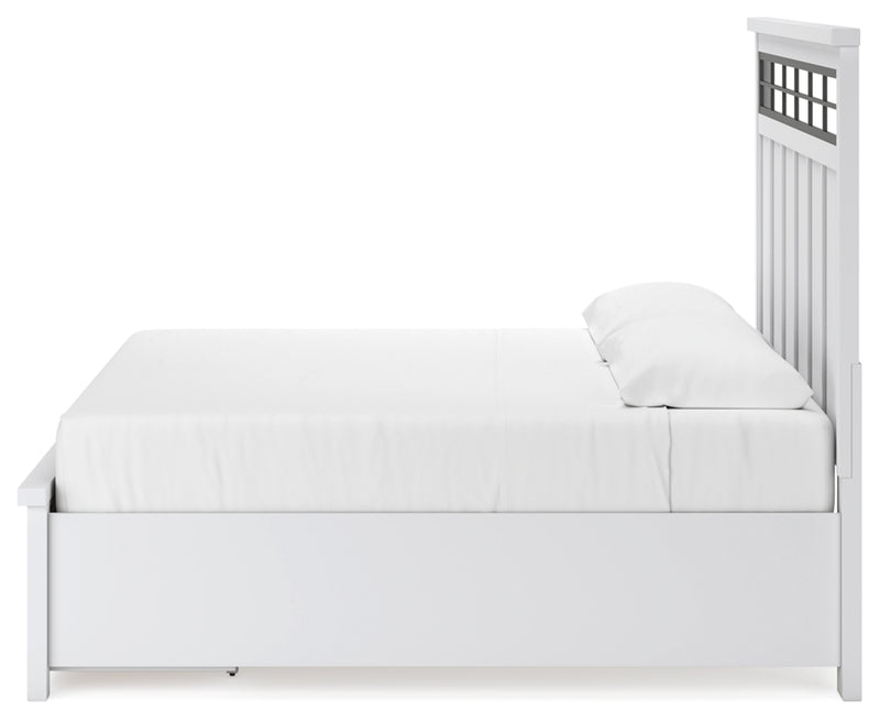 Ashbryn Queen Panel Storage Bed (Bed Size: King)