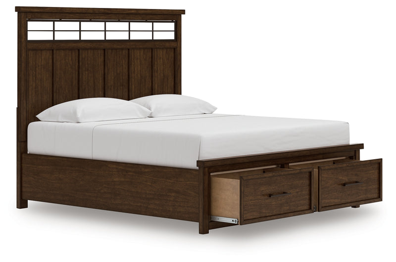 Taffenbrook King Panel Storage Bed