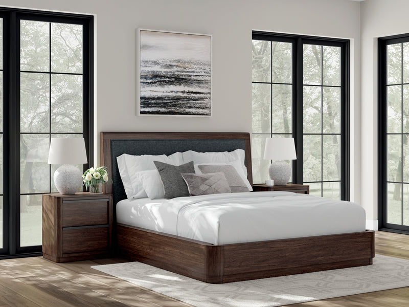 Dilenno California King Upholstered Panel Bed