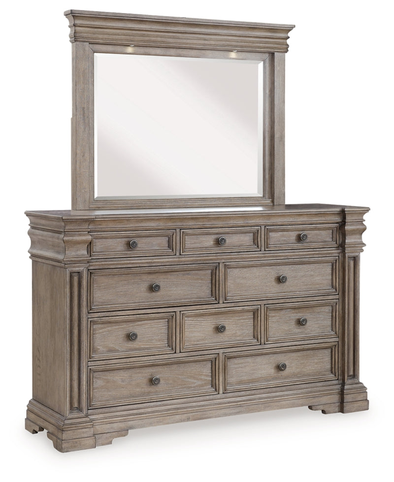 Blairhurst Queen Panel Bed, Dresser, Mirror and 2 Nightstands