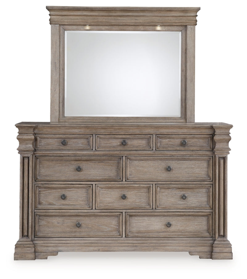 Blairhurst King Panel Bed, Dresser, Mirror and Nightstand