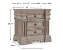 Blairhurst Queen Panel Bed, Dresser, Mirror and 2 Nightstands