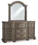Ardenfield King Sleigh Bed, Dresser, Mirror and Nightstand