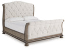 Ardenfield Queen Upholstered Sleigh Bed (Bed Size: California King)