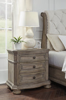 Ardenfield King Sleigh Bed, Dresser, Mirror and Nightstand